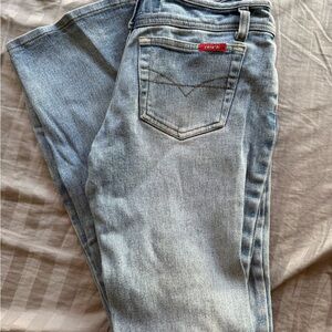 Zana Di Light Blue Straight Leg Jeans
